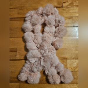 Fur Balls Scarf 34" Long